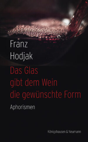 Über verschütteten Wein ist zu klagen. Das gilt vor allem, wenn man vergorenen Traubensaft - der traditionellen Symbolik folgend - weniger als Genuss- und Berauschungsmittel denn als ein ›geistiges Getränk‹ versteht, das vom Feuer der Vitalität erfüllt ist. Welche künstlerische Kraft er zu entfalten vermag, führt der preisgekrönte rumäniendeutsche Romancier, Dramatiker und Lyriker Franz Hodjak (Jahrgang 1944) in auslesetauglichen »Randbemerkungen zur Mitte« vor Augen. Die vorliegende Sammlung mit knapp 850 moralistischen Maximen, literarisch-philosophischen Reflexionen und kulturkritischen Diagnosen ist sein bereits vierter Aphorismenband.