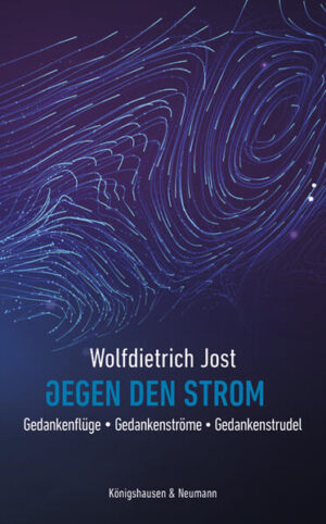 ,Gegen den Strom’ ist eine Zusammenstellung von Aphorismen, Maximen, Sentenzen, Provokationen und Gegengedanken. Eine Gedankenflut, die gegen herkömmliche Meinungen, überkommene Denkmuster, unhinterfragte Einstellungen, gegen den Mainstream der vorherrschenden Gedankenwelt und gegen eine widerspruchlose Vorstellungswelt anströmt und all das in Frage stellt. Das Buch will damit neue Gedankengänge begehbar und in einem Niemandsland von Gedanken ungedachte Wege sichtbar und denkbar machen. Vor allem aber sollen die Irrwege in der eigenen Gedankenwelt, die in fast allen Fällen auf Selbsttäuschung beruhen, als ›irre‹ erkannt werden und ein Wegweiser mit Descartes Worten errichtet werden: »Ich weiß, wie sehr wir in allem, was die eigene Person betrifft, der Selbsttäuschung unterworfen sind.«