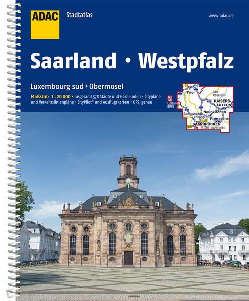 ADAC StadtAtlanten: Schnelle und einfache Orientierung! Die ADAC StadtAtlanten mit der praktischen Spiralbindung sind die handliche Alternative zum Stadtplan. Übersichtlich gegliedert zeigen diese StadtAtlanten bis zu 578 Städte und Gemeinden eines dargestellten Großraums im Maßstab 1:20.000