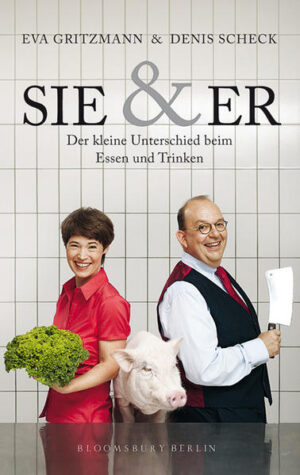 Ist unsere Ernährung wirklich unisex? Der Literaturkritiker Denis Scheck und die Ärztin Eva Gritzmann betreiben komische, kenntnisreiche und vor allem kulinarische Geschlechterforschung. Köstlich bis zur letzten Seite. Brust oder Keule? Wurst oder Käse? Pils oder Prosecco? Die meisten Bücher über Essen und Trinken ignorieren den Unterschied zwischen den Geschlechtern. Doch Männer und Frauen schmecken, kochen und bestellen bewiesenermaßen anders. Deshalb begeben sich Eva Gritzmann und Denis Scheck auf einen lustvoll-lehrreichen Streifzug durch die Esskultur, befragen Winzerinnen nach Frauenweinen, wollen von Metzgerinnen wissen, was in die Wurst kommt, und von Jan Weiler, was 'eine dumme Salat' ist. Berühmte Köche wie Ferran Adrià, Jamie Oliver, Vincent Klink und Johanna Maier, Hirnforscher und Aromaforscherinnen, aber auch interessierte Laien wie Alice Schwarzer oder Frank Schätzing sprechen über den kleinen Unterschied beim Essen und Trinken. Mit Hilfe unerschrockener Selbstversuche und Exkurse in Literatur und Medizin gehen Gritzmann und Scheck solch zentralen Fragen nach wie: Ist Fleisch das Gemüse des Mannes? Warum konnte die Schlange Eva mit frischem Obst verführen? Weshalb schmeckt es Männern bei Mutti am besten? Sie & Er serviert kundige, köstliche und originelle Antworten mit ausreichend Biss für Feingeister und Feinschmecker zugleich.