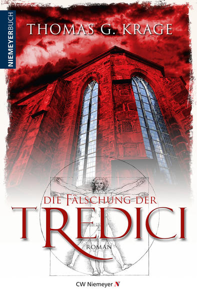 SONNTAGMORGEN … GOTTESDIENST … EINE LEICHE! Eine Mumie wird in der ehrwürdigen Klosterkirche Stadthagen gefunden. Bei den Untersuchungen am Tatort stellt sich heraus, dass etwas mit einem alten Grabstein nicht stimmt. Wie hängt das zusammen? 500 Jahre zuvor: Aus dem mittelalterlichen Stadthagen führt der Weg einer jungen Frau in die Stadt der Kunst, nach Mailand. Hier gründet sich am Hof von Herzog Ludovico der Künstlerbund der Tredici. Leonardo da Vinci löst die Suche nach einem verschollenen Gemälde aus. Ein Wettlauf auf Leben und Tod zwischen gerissenen Kunsthändlern und Anhängern der Tredici beginnt …