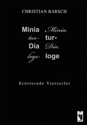 Zwei kritische Geister, vielleicht ein Herr X und sein Alter ego, Herr Y, tauschen Rede und Gegenrede, befinden sich in Übereinstimmung oder sind unterschiedlicher Meinung