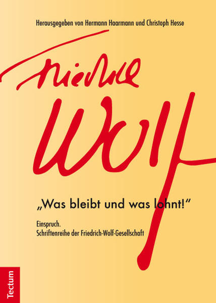 Einspruch. Schriftenreihe der Friedrich-Wolf-Gesellschaft | Bundesamt für magische Wesen