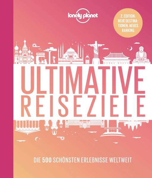 Die nächsten 500 Mega-Sights warten ... Die zweite Ausgabe des Bestsellers präsentiert ein völlig neues Ranking der beeindruckendsten Sehenswürdigkeiten weltweit – zusammengestellt von den Scouts der globalen Lonely Planet-Community. Seit der ersten Ausgabe haben sich neue Trends gebildet und Reisegeschmäcker verändert. Wohin und wie wir künftig reisen, das nimmt diese brandneue Bucketlist vorweg. Das aktualisierte Ranking berücksichtigt auch Nachhaltigkeitskriterien der UN und setzt auf einzigartige Erfahrungen anstelle von Sightseeing-Marathons. 200 neue Ziele warten darauf, erlebt zu werden! über 21.000 verkaufte Exemplare der Ausgabe Ultimative Reiseziele I die ultimative Auswahl der weltweiten Lonely Planet-Familie als Inspiration für die persönliche Wunschliste