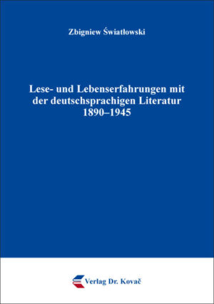 Lese- und Lebenserfahrungen mit der deutschsprachigen Literatur 18901945 | Bundesamt für magische Wesen