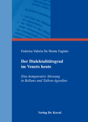 Der Dialektalitätsgrad im Veneto heute | Bundesamt für magische Wesen