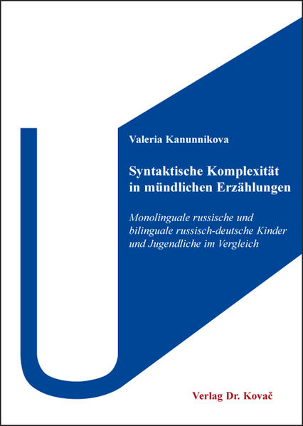 Syntaktische Komplexität in mündlichen Erzählungen | Bundesamt für magische Wesen