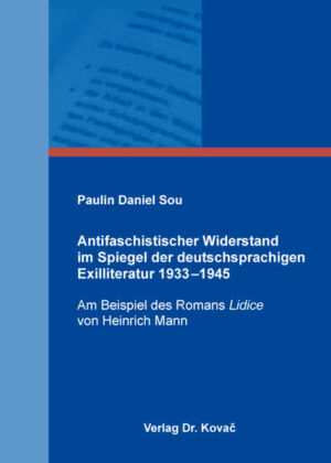 Antifaschistischer Widerstand im Spiegel der deutschsprachigen Exilliteratur 19331945 | Bundesamt für magische Wesen