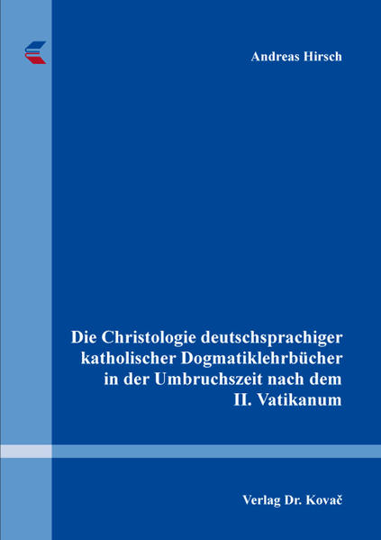 Jesus Christus ist das Zentrum unseres Glaubens und es gibt sehr viel Literatur über ihn. Die Beschäftigung mit der Christologie in den Manualien führt in ein weniger bearbeitetes Gebiet der Theologiegeschichte. Dogmatiklehrbücher geben eine Übersicht über den Stoff in einer kompendienhaften Form. Diese Werke werden in der akademischen Lehre genutzt. Ihr Einfluss zeigt sich mittelbar in der Verkündigung und im Religionsunterricht. Für die Christologie fasst Karl Rahner schon vor dem II. Vatikanum offene Wünsche zusammen, die in der seit der Jahrhundertwende dominierenden Neuscholastik nicht berücksichtigt wurden: Der Jesuitentheologe fordert einen Ausbau der biblischen Theologie, die Berücksichtigung der Dogmengeschichte, einen offenbarungstheologischen Ansatz, die Betrachtung aller Heilsgeheimnisse des Lebens Jesu sowie eine ausführlichere Beschäftigung mit der Menschheit und der Auferstehung Jesu. In christologischen Neuentwürfen des 20. Jahrhunderts und in den Dokumenten des II. Vatikanums wurden diese Desiderate berücksichtigt. Die Studie untersucht die Umsetzung in den wichtigsten deutschsprachigen Manualien der Umbruchszeit nach dem Konzil. Der betrachtete Zeitraum von nicht einmal 20 Jahren ist wegen der Veränderungen von epochaler Bedeutung. Die Eingrenzung der Untersuchung auf den deutschen Sprachraum lässt sich mit dessen Relevanz für die Theologie im 20. Jahrhundert begründen. Dies manifestiert sich auch in den zu besprechenden Lehrbüchern, die in fast alle Weltsprachen übersetzt wurden. Die Neuscholastik verlor nach dem II. Vatikanum ihre Bedeutung. Trotzdem erfreute sich der erstmalig 1952 erschiene Grundriß der Dogmatik von Ludwig Ott großer Beliebtheit. Er wurde zwischen 1965 und 2005 noch fünf Mal aufgelegt und erreichte insgesamt elf Auflagen. 1969/1970 erschienen die erste Auflage von Der Glaube der Kirche von Michael Schmaus und die beiden christologischen Bände von Mysterium Salutis. Die Kleine Katholische Dogmatik von Johann Auer markiert die Übergangszeit zu einer Renaissance des Lehrbuches und wird deshalb in die Untersuchung noch mit einbezogen. Diese Untersuchung geht nach der theologiegeschichtlichen Methode vor: Die ausgewählten Lehrbücher werden detailliert analysiert. Dies ermöglicht die Verifikation der Verwirklichung der von Karl Rahner geäußerten Wünsche sowie weiterer Trends und Entwicklungen.