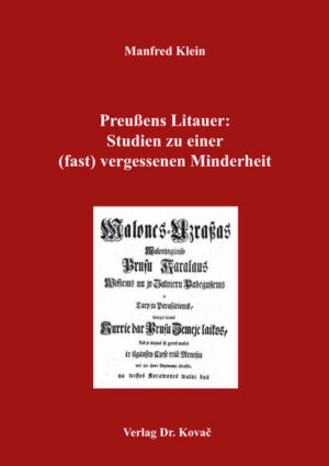 Preußens Litauer: Studien zu einer (fast) vergessenen Minderheit | Bundesamt für magische Wesen
