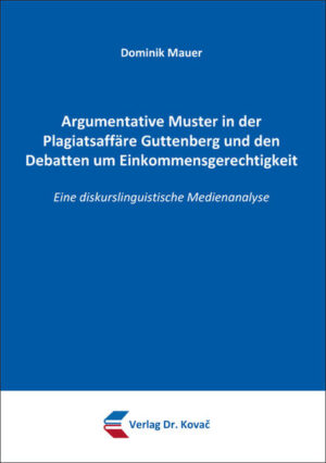 Argumentative Muster in der Plagiatsaffäre Guttenberg und den Debatten um Einkommensgerechtigkeit | Bundesamt für magische Wesen