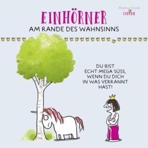 Zum Wiehern: Cartoons mit Horn und Herz vom unpinksten Einhorn aller Zeiten und seiner zickigen Prinzessin. Aber auch als Einhorn muss man sich nicht alles gefallen lassen - und ist die Konkurrenz auch noch so pink und flauschig. Da heißt es taff sein Huftier zu stehen und die Welt an den Hörnern zu packen.