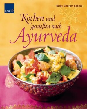 Die leuchtenden Farben der Saris, der betörende Geruch der Gewürze, das fröhliche Treiben auf den Märkten - Indien ist Sinnesfreude pur! Und auch die traditionelle Landesküche ist in ihrer Vielfalt ein Genuss für Leib und Seele. Nicky Sitaram Sabnis zaubert mit seinem neuen Kochbuch den Reichtum der ayurvedischen Kochkunst auf Ihren Tisch. Der Ayurveda-Spezialist präsentiert 100 wohlschmeckende Gerichte - speziell ausgesucht für Frühjahr, Sommer, Herbst und Winter. Denn der natürliche Rhythmus der Jahreszeiten spiegelt sich auch in der ayurvedischen Ernährungslehre wider. Lassen sie sich von der Fülle ayurvedischer Köstlichkeiten begeistern und essen Sie im Einklang mit der Natur - zum Wohle Ihrer Gesundheit!