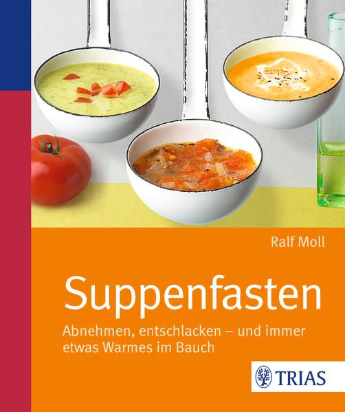 Fasten - aber nicht mit leerem Magen Abnehmen, entschlacken, die Fettverbrennung ankurbeln, sich energiegeladen fühlen und dabei lecker essen? Klingt wie ein Traum? Nein - klingt nach Suppenfasten! Lassen Sie sich von den tollen Fatburner-Rezepten überraschen: Von Asia- bis Zwiebelsuppe, von exotisch bis gutbürgerlich, von süß bis scharf ist alles dabei. Ob als Suppentag zwischendurch oder praktisches 10-Tage-Fastenprogramm - mit den abwechslungsreichen Suppen kommt kein Hunger auf - und erst recht keine Langeweile! Das Rundum-Wohlfühl-Paket Neben leckeren Suppen und fruchtigen Power-Vitamin-Drinks erwarten Sie zahlreiche Wellness- und Beauty-Anwendungen. Massagen, Yogaübungen, Basenbäder, Masken und Co. unterstützen zusätzlich die Entgiftung und machen Ihre Fastenzeit noch intensiver. Genießen Sie diese Minikur für Ihre Gesundheit - und Ihr neues Körpergefühl! Dipl. oec. troph. Ralf Moll beschäftigt sich seit vielen Jahren mit dem Thema Fasten. Er leitet das Fastenwanderzentrum Birkhalde in Sulz am Neckar. www.typfasten.de