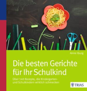 Wenn kleine Esser größer werden. . wachsen auch die Ansprüche. Gemüseauflauf - total uncool! Pausenbrot mit Rohkostgarnitur - nö, Mama, das ist doch voll peinlich! Kinder haben ihren eigenen Kopf, besonders wenn es ums Essen geht. Manche verweigern standhaft alles Grüne, andere halten Frühstücken für völlig überschätzt oder werden von heute auf morgen zum eisernen Vegetarier. Und viele finden es viel cooler, mit den Freunden zum nächsten Schnellimbiss zu gehen. Was also tun? informieren Sie sich hier - die Rezepte sind perfekt abgestimmt auf den Alltag mit Schulkindern. Über 140 Rezepte: Vom Morgen-Drink, der auch bei Frühstücksmuffeln rutscht, über Pausensnacks mit Aufess-Garantie bis zur Gemüse-Power-Pasta vor dem nächsten Fußballspiel - diese Rezepte schmecken garantiert. Wenn´s schnell gehen muss: Kaum aus dem Büro zurück, fällt eine hungrige Meute in der Küche ein? Hier gibt´s Rezepte, die ruckzuck auf dem Tisch stehen. Anne Iburg ist Ökotrophologin und lebt in Kaiserslautern. Von ihr sind bei TRIAS mehrere Ratgeber zu Ernährungsthemen erschienen. Darunter der Bestseller "Die besten Breie für Ihr Baby", "Die besten Gerichte für Ihr Kleinkind", "Mama-Food" oder "Köstlich essen - Cholesterin senken".