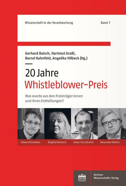 20 Jahre Whistleblower-Preis | Gerhard Baisch, Hartmut Graßl, Bernd Hahnfeld, Angelika Hilbeck