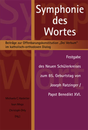 Mit Blick auf den 50. Jahrestag der Eröffnung des II. Vatikanischen Konzils am 11. Oktober 1962 haben sich junge Theologen aus dem Neuen Schülerkreis von Joseph Ratzinger / Papst Benedikt XVI. mit der Theologie, dem Rezeptionsprozess und der aktuellen Relevanz der Offenbarungskonstitution „Dei Verbum“ auseinandergesetzt. Entstanden ist ein buntes Spektrum an Beiträgen aus den unterschiedlichen theologischen Disziplinen zur Offenbarung des göttlichen Wortes, die sich im Zusammenklang von katholischen und orthodoxen Perspektiven symphonisch zueinander fügen.