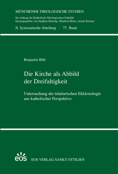 Die vorliegende Untersuchung geht der Frage nach, inwieweit die Kirche Abbild der Dreifaltigkeit ist und ob sich genauere Zusammenhänge zwischen Gotteslehre und Ekklesiologie nachweisen lassen. Dazu werden die Aussagen der aktuellen theologischen Lehre, des Zweiten Vatikanischen Konzils, der Kirchenväter und der Heiligen Schrift systematisch untersucht und ausgewertet.