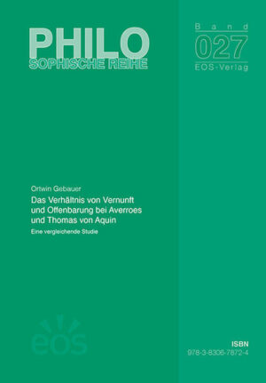 Die Harmonisierung von Vernunft und Glaube war für Averroes die zentrale wissenschaftliche Herausforderung, wobei ihm Aristoteles als wesentlicher philosophischer Bezugspunkt diente. Während Averroes Aristoteles in weiten Teilen folgt, versucht Thomas von Aquin, Aristoteles Werk zwar unter Rückgriff auf Averroes, aber in anderer Weise für sein eigenes philosophisch-theologisches Konzept fruchtbar zu machen. Bei beiden Philosophen gelangen Vernunft und Offenbarung zu einer singulären, aber nicht völlig spannungsfreien Synthese. In der vorliegenden Studie wird Averroes als kongenialer Vordenker scholastischer Themen gewürdigt. Thomas‘ Auseinandersetzung mit der islamisch-arabischen Philosophie erweist sich als anschauliches Beispiel eines interkulturellen Philosophiediskurses, der heutigen westlich-islamischen Philosophieprojekten als wertvoller Wegweiser dienen kann.