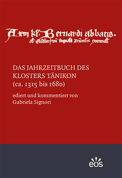 Spätestens seit dem 14. Jahrhundert verdichten sich die Belege für ein individuelles Totengedenken im Zisterzienserorden. Ein frühes Beispiel dafür bietet das Totenbuch des Zisterzienserinnenklosters Tänikon im heutigen Kanton Thurgau-dort Jahrzeitbuch genannt-aus dem letzten Viertel des 14. Jahrhunderts, das bis ins ausgehende 17. Jahrhundert ergänzt wurde. Die vorliegende Edition des Werkes möchte einen Beitrag zur Regionalgeschichte und zisterziensischen Ordensgeschichte, aber auch zum Wandel der Gedenkkultur leisten.