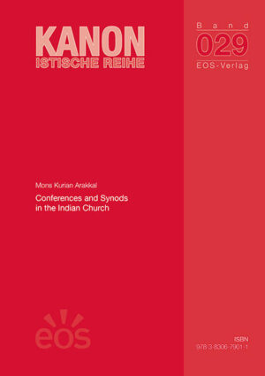 The present study is aimed at obtaining clarity with regard to the functioning of conferences and synods in the Indian Church. Therefore, it analyses critically different activities of conferences and synods of three sui iuris churches, namely the Latin Church, the Syro-Malabar Church and the Syro-Malankara Church, to answer questions such as: Do they function in accordance with the common law of the Catholic Church? Do they function in accordance with the mind of the legislator? The study also aims to know how these three churches sui iuris function together to contribute for the good of the Church in India, by completely accepting and appreciating their autonomous power and at the same time keeping in mind that all the churches in the Catholic Church have equal rights. The focus of this study is to comprehend the extension of the competence of conferences and synods and their juridical status in the church.