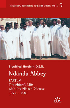 In 1963, the Territorial Abbey of Ndanda handed over their former mission territory to the newly erected Mtwara diocese. The agreement between the missionary Benedictines and leadership of the diocese stated that “the missionary priests of the Congregation of St. Ottilien are prepared to co-operate with the African clergy in the ordinary and extraordinary pastoration under the authority of the Bishop. The Missionary brothers will also continue their services for the Diocese.” This forth volume of Ndanda’s widespread history describes the transition period which started under the Abbot Bishop Victor Haelg and continued under Abbot Siegfried Hertlein.