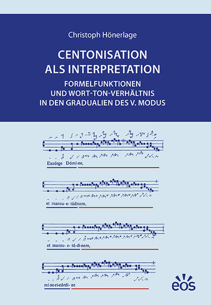 Die 46 Gradualien des V. Modus aus dem fränkisch-karolingischen Kernrepertoire des Gregorianischen Chorals zeigen eine besondere Kompositionstechnik: Sie sind überwiegend aus rhythmisch-melodischen Formeln komponiert. Der Begriff für dieses Kompositionsverfahren lautet „Centonisation“. Bei der Untersuchung der Gradulien blieb bislang ungeklärt, warum und wozu der jeweilige Komponist dieselbe Formel oder Formelkombination für unterschiedliche Texte einsetzte. Daher unternimmt die vorliegende Arbeit den Versuch, die Gradualien als Einheit von Wort und Ton zu analysieren und ebenso als Einheit von Responsum und Vers. Die Erweiterung der Analysemethoden insbesondere durch die patristische Exegese wirft auf das Kompositionsprinzip der Centonisation neues Licht.