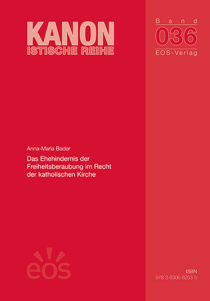 Entführungen-egal in welchen Konstellationen-sind kein Relikt vergangener Tage, sondern eine hochaktuelle Problematik, wie man entsprechenden Medienberichten entnehmen kann. Dass diese Vergehen jedoch nicht nur im staatlichen Bereich von Relevanz sind (vgl. § 239 StGB), sondern auch in der Rechtsordnung der katholischen Kirche eine Rolle spielen, ist hingegen kaum bekannt. Tatsächlich findet sich der Tatbestand der Freiheitsberaubung nicht nur im kirchlichen Strafrecht, sondern sogar im Eherecht der katholischen Kirche, genauer gesagt unter den Ehehindernissen. Die Arbeit analysiert und vergleicht die rechtlichen Grundlagen dieses Ehehindernisses im CIC/1917, im CIC/1983, im Motu proprio Crebrae allatae und im CCEO. Aufgrund dieser Ergebnisse werden Vorschläge für die zukünftige rechtliche Gestaltung gemacht.