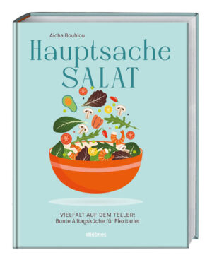 Die Vielfalt von Aicha Bouhlous Salaten entdecken: Kreative und gesunde Rezepte für jede Gelegenheit Salate sind längst mehr als nur eine Beilage. Aicha Bouhlou zeigt in ihrem Buch »Hauptsache Salat«, wie vielseitig und geschmackvoll Salate sein können. Mit über 100 innovativen Rezepten vereint sie die Aromen ihrer marokkanischen Wurzeln mit der Leichtigkeit der skandinavischen Küche ihrer Wahlheimat Norwegen. Ob als leichtes Hauptgericht, kreative Beilage oder als sättigende Mahlzeit - in »Hauptsache Salat« findet jeder das passende Rezept. Gesunde Salat-Ideen für jeden Tag: Mit vegetarischen und flexitarischen Varianten Über 100 kreative Salatrezepte: Von sommerlichen grünen Salaten und fruchtigen Beilagen über herzhafte Varianten mit Fisch und Fleisch bis hin zu raffinierten Wintersalaten - hier ist für jeden Geschmack etwas dabei. Es finden sich kreative und bunte Rezepte wie »Grüner Salat mit Edamame und Erdnussdressing«, der »Marokkanisch inspirierte Quinoa-Salat« oder »Jakobsmuschelsalat mit eingelegtem Gemüse«. Vielfältige Dressings und Toppings: Ein eigenes Kapitel widmet sich den vielfältigen Möglichkeiten, Salate mit besonderen Dressings und Toppings zu verfeinern, um immer wieder neue Geschmackserlebnisse durch verschiedene Kombinationsmöglichkeiten zu schaffen. Skandinavische und marokkanische Küche kombiniert: Aicha Bouhlou bringt die Aromen des Orients in Einklang mit der leichten skandinavischen Küche - für Salate, die sowohl optisch als auch geschmacklich überzeugen. Tipps für die perfekte Zubereitung: Mit praktischen Hinweisen zur Auswahl und Kombination der Zutaten sowie deren Lagerung gelingt jeder Salat auf den Punkt. Mit diesen Tipps entstehen so immer wieder neue Variationen des jeweiligen Lieblingssalats. Sättigende Salate neu gedacht: Kreativ, vielfältig und einfach lecker »Hauptsache Salat« zeigt, wie viel Kreativität im Thema Salate stecken kann: als abwechslungsreiche, gesunde Gerichte, die sich leicht in den Alltag integrieren lassen. Mit einer Vielzahl an Rezepten, die von exotisch bis klassisch, von vegetarisch bis flexitarisch reichen, bietet dieses Kochbuch alles, was das Herz eines Salatliebhabers begehrt.