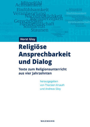 Horst Gloy gehört zu den prägenden Persönlichkeiten der deutschsprachigen Religionspädagogik in der zweiten Hälfte des 20. Jahrhunderts. Er hat zwischen 1969 und 1999 dem Hamburger Religionsunterricht entscheidende konzeptionelle Impulse gegeben. Motive, Begriffe und Begründungsgänge seines Denkens sind auch in der gegenwärtigen Diskussion von grundlegender Bedeutung. Dieser Band versammelt religionspädagogische Schlüsseltexte Horst Gloys, die Anfänge und Entwicklungen des Hamburger Weges eines schülerorientierten, problembezogenen und dialogischen Religionsunterrichts in der Pluralität dokumentieren. In den Texten wird deutlich, wie sehr Horst Gloy den Religionsunterricht als ein Fach versteht, das den Lernenden in dialogischer AuseinanderSetzung mit religiösen und weltanschaulichen Traditionen dabei hilft, tragende Sinn- und Wertorientierungen zu entdecken, zu entwickeln und zu festigen, die dem Menschenwürdigen entsprechen und das Zusammenleben in der einen Welt ermöglichen. Der für ihn zentrale Begriff der religiösen Ansprechbarkeit überSetzt sich in viele weitere Namen für menschliche Haltungen und Fähigkeiten: Mitgefühl, Achtsamkeit, Einfühlsamkeit, Staunen, Nachdenklichkeit, Hilfsbereitschaft, Barmherzigkeit, Solidarität, Verantwortung und Gerechtigkeit. Horst Gloy nimmt den Religionsunterricht für die Lernenden in die Pflicht-er möchte dessen unschätzbare Möglichkeiten im Interesse an ihrer Entwicklung im Fühlen, Denken und Tun ausschöpfen. In diesem Buch wird einer religionspädagogischen Stimme Geltung verschafft, die in gegenwärtigen und künftigen Diskussionen über einen dialogischen und interreligiös dimensionierten Religionsunterricht gehört werden sollte.