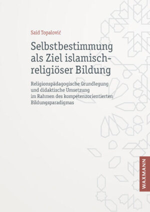 Die »Selbstbestimmung« gilt inzwischen als primäres Ziel der religiösen Bildung. Die Aufgabe kompetenzorientierter religiöser Bildungsprozesse besteht dementsprechend darin, junge Heranwachsende in die Lage zu verSetzen, mit religionsbezogenen Alltagssituationen selbstständig und reflexiv umzugehen bzw. Problemlösungsansätze in variablen Situationen erfolgreich und verantwortungsvoll zu entwickeln und umzuSetzen. Diese Arbeit reflektiert aus islamischer Perspektive die wesentlichen theologischen und religionspädagogischen Grundsätze religiöser Selbstbestimmung und stellt darauf aufbauend ein kompetenzorientiertes didaktisches Modell für die Verwirklichung religiöser Bildungsprozesse vor. Damit schließt sie eine identifizierte Forschungslücke innerhalb der Islamischen Religionspädagogik im deutschsprachigen Raum und liefert bedeutende religionspädagogische und didaktische Grundlagen für eine zeitgemäße islamisch-religiöse Bildung im europäischen Kontext.