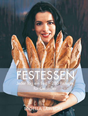 Die Vorfreude auf feierliche Anlässe kommt für Nigella Lawson, die gefragteste Köchin Englands, spätestens bei den kulinarischen Vorbereitungen. In diesem Buch verrät die Bestsellerautorin ihre schönsten Festtagsrezepte für jeden Anlass. Dazu gehören Weihnachten, Neujahrsbrunch, Valentinstag, Ostern, Halloween, Hochzeiten und Kinderpartys ebenso wie internationale Rezepte zu Thanksgiving, Pessach, ein venezianisches Festmenü oder etwa die besten Schokoladekuchen. Eine reichhaltige Rezeptsammlung und ein wunderschönes Buch - herrlich unkompliziert und voller Leidenschaft für puren Genuss und gutes Essen.