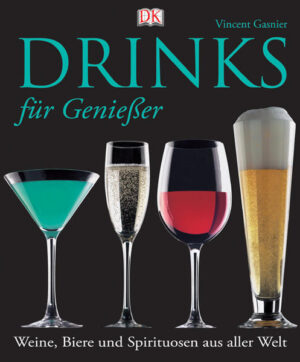 Dieses Buch bietet einen einmalig umfassenden, fachkundigen und umfangreich bebilderten Überblick und macht Lust aufs Ausprobieren und Mixen. In sechs Hauptkapiteln werden Weine, Spirituosen, Liköre, Cocktails, Biere und Cider aller Typen und Länder vorgestellt. Jedes Getränkeporträt enthält ausführliche Angaben zu Charakter, Farbe, Geruch und Geschmack, Hersteller und Produktion. Auf zahlreichen Extra-Seiten finden sich Tipps zu Kauf, Lagerung und Verkostung, zum Servieren und Anrichten und zum Mixen von Cocktails. Ein prächtiges und wertvolles Geschenk für Genießer.