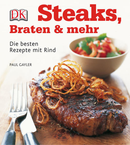 Hier dreht sich alles um die leckersten Rezeptideen für Rind. Mehr als 75 abwechslungsreiche Rezepte aus aller Welt - für Grill, Pfanne und Backofen - machen das Buch zu einer Fundgrube für jeden Rindfleischfreund. Das schnelle Grillsteak oder der klassische Braten sind dabei genauso vertreten wie würzige Kebab-Spieße oder der exotische Thai-Salat. Zusätzliche Profi-Tipps und Anregungen von Starkoch Paul Gayler helfen bei der Auswahl und Lagerung und erklären die richtige Vor- und Zubereitung. Ein Extra-Kapitel stellt die besten Rezepte für Marinaden, Pasten, Saucen, Gewürz- oder Buttermischungen vor.