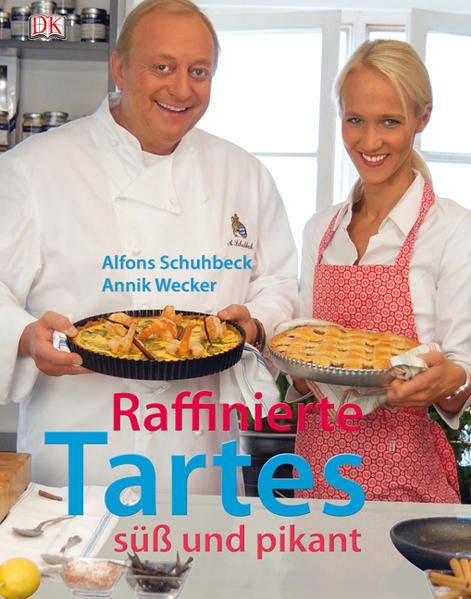 Perfektes Duett: Für dieses Buch haben Promi-Koch Alfons Schuhbeck und Annik Wecker, Bäckerin aus Leidenschaft und erfolgreiche Buchautorin, ihre kreativsten Tarte-Rezepte zusammengestellt. Herausgekommen sind 80 süße und pikante Ideen, die garantiert gelingen: Klassiker wie Quiche Lorraine, Neues und Außergewöhnliches wie Holunderblütentarte oder Kokos-Curry-Tarte mit Hühnchen sowie schnelle Gerichte wie Rotwein-Zwiebel-Tarte oder Johannisbeer-Orangen-Tarte. Besonders praktisch: Eine Tabelle mit Grundrezepten für Böden zeigt an, welcher Boden zu welchem Belag passt.