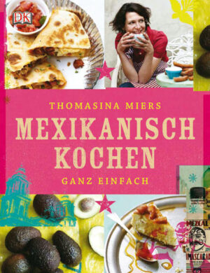 Fiesta Mexicana - mexikanische Küche neu interpretiert Modern, feurig, lecker - das ist es, was Thomasina Miers in ihrem Kochbuch "Mexikanisch kochen ganz einfach" auf den Tisch zaubert. Die 130 Rezepte stecken voller kulinarischer Überraschungen und reichen von authentischer Straßenküche bis zu bekannten klassischen Gerichten. Ob eine Mais-Bohnen-Salsa, Ceviche mit Kokos und Koriander, Tacos mit Gurke und Mais oder Pilz-Quesadillas und Gebratene Makrele mit süß-saurem Salat - dieses Buch hat für jeden Geschmack das richtige Rezept auf Lager. Neben den zahlreichen Hauptspeisen liefert die Autorin auch Rezepte zu Suppen, Salaten sowie zu Desserts und Getränken. Ein fröhlich, buntes Kochbuch, das nicht nur für exotische Geschmackserlebnisse sorgt, sondern auch durch sein einladendes Layout und tolle Food-Fotos besticht.