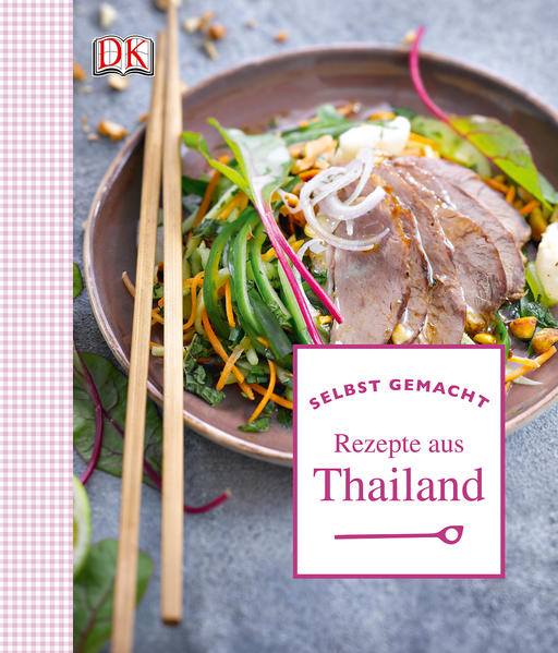 Aromatisch, leicht und einfach nur lecker – die thailändische Küche hat viel zu bieten! Frühlingsrollen mit Pfeffer-Schweinefleisch, Papayasalat mit Kirschtomaten, grünes Curry mit gegrilltem Thunfisch, gebratener Spargel oder Mangomilchreis mit Palmzucker-Karamell, um nur ein paar Köstlichkeiten zu nennen. Gehen Sie auf eine kulinarische Reise ins Land des Lächelns! »Selbst gemacht: Rezepte aus Thailand« versammelt eine gelungene Mischung aus Klassikern und originellen Variationen. Die abwechslungsreichen und alltagstauglichen Rezepte sind ebenso für Kochanfänger wie auch für leidenschaftliche Hobbyköche geeignet, die in diesem Buch immer wieder Neues entdecken werden. Jedes Rezept ist mit Angaben zum Schwierigkeitsgrad, zur Vorbereitungs- und Garzeit sowie zum Kostenaufwand versehen. Eine kurze Einleitung informiert jeweils über das benötigte Equipment und die wichtigsten Zutaten. Schritt-für-Schritt-Bilder führen sicher durch die Basisrezepte und lassen Raum für Eigenkreationen.