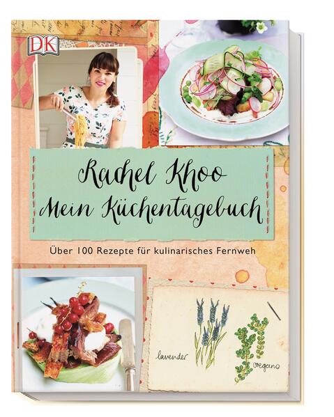 Rachel Khoo begibt sich auf neue Entdeckungsreisen: von Stockholm bis Neapel, von Barcelona bis Istanbul. Ihr Küchentagebuch ist dabei ihr unverzichtbarer Begleiter. Hier hält sie alle Ideen, Rezepte, Fotos und Illustrationen fest. Dabei sind aufregende und vielfältige Rezepte entstanden, denen die Londoner Starköchin mit malaiisch-österreichischen Wurzeln ihre ganz individuelle Note verleiht: Paella-Nester mit Meeresfrüchten, Linsensalat mit eingelegten Birnen und Gorgonzola, Provenzalisches Hähnchen mit gebackenem Fenchel, Fisch-Bullar mit Zitrone und Dill, Lammkebabs im Brot-Mantel. Rachels persönlichstes Kochbuch zeigt, wie man sich die Welt ganz einfach in die eigene Küche holt. Kreativ kombiniert Rachel Khoo Zutaten und erfindet unkomplizierte neue, verblüffende Zubereitungsarten, mit denen auch in kleinen Küchen jeder zurechtkommt. Ergänzt werden die Rezepte durch nützliche Tipps und praktische Ratschläge. Eingestreute stimmungsvolle Fotos und charmante Illustrationen aus eigener Hand machen Rachel Khoos kulinarisches Tagebuch zu einem Augenschmaus. Rachel Khoo ist bereits mit ihren jungen Jahren eine kleine Legende: Die Tochter einer Österreicherin und eines Malaien wuchs in London auf und besuchte sechs Jahre lang eine Klosterschule in Landshut, bevor sie begann, in der berühmten Kochschule »Le Cordon Bleu« in Paris das Handwerk der Patissière zu erlernen. Ihren multikulturellen Hintergrund lässt sie leidenschaftlich gerne in ihre Küche einfließen.