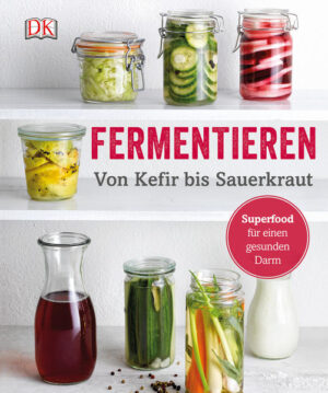 Ein starkes Immunsystem, eine gesunde Darmflora und weniger Heißhunger – die positiven Effekte von fermentierten Lebensmitteln sind zahlreich. Wie einfach Fermentieren ist und wie lecker die Ergebnisse sind, zeigt dieses Buch. Damit der Einstieg ganz leicht gelingt, führt ein ausführlicher Grundlagenteil in die Praxis des Fermentierens ein und gibt einen Überblick über die wichtigsten Ferment-Arten, Techniken und Utensilien. Ob Klassiker wie Sauerkraut und Kefir, oder auch ausgefallenere Ideen wie Kimchi, Ingwerbier oder eingelegte Zitronen – über 50 schmackhafte Rezepte zu Gemüse, Milchprodukten, Brot, Getränken und vielem mehr zeigen die Vielfalt fermentierter Lebensmittel.