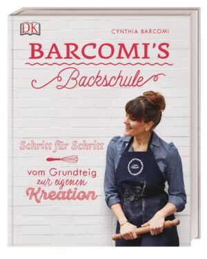 Ausgezeichnet mit der Silbermedaille der Gastronomischen Akademie Deutschlands 2018! Backen lernen mit Cynthia Barcomi! Die beliebte Backbuch-Autorin heißt ihre Fans in der Backschule willkommen: Schritt für Schritt führt sie mit diesem Buch zum Kuchenglück. 9 Grundteige und Barcomis geballtes Back-Know-How - mehr brauchen Sie nicht, um traumhafte Cakes, Muffins oder Brote zu kreieren, denen wirklich keiner widerstehen kann. Lassen Sie sich von rund 80 süßen und herzhaften Rezepten in die Creme de la Creme der kreativen Backstube entführen! Von Schokoladen-Zucchini-Kuchen über Honig-Orangen-Gugelhupf bis zu Mandelbutter-Muffins - nach einer Einführung zu Zutaten, Backzubehör und Küchenausstattung, widmet man sich den verschiedenen Teigen zunächst in Basisrezepten, dann in kreativen Ausführungen. Das letzte Kapitel zeigt schließlich Bausteine, mit denen man selbst kreativ werden kann, um sein eigenes Meisterstück zu kreieren. Bringen Sie frischen Wind in Ihre Küche und entdecken Sie den unverwechselbaren Barcomi-Style!