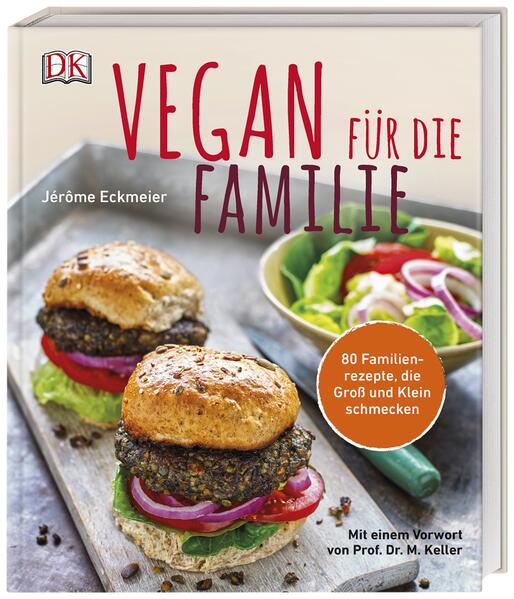 Vegane Rezepte für die ganze Familie! Ob Smoothie, Nudeln, Burger oder Pudding - mit den veganen Gerichten vom DK Erfolgsautor Jérôme Eckmeier machen Sie sich und Ihre Kinder glücklich. Der sechsfache Familienvater verrät Ihnen in seinem neuen, bisher persönlichsten veganen Kochbuch, welche cleveren Rezepte Sie jeden Tag ganz unkompliziert zubereiten können. Dazu gibt er Tipps und Tricks für eine ausgewogene Küche und ein gesundes Familienleben. Mit einem Vorwort von Prof. Dr. Markus Keller vom Institut für alternative und nachhaltige Ernährung (IFANE). Einfache und schnelle vegane Rezepte für Kinder und Erwachsene: Das vegane Kochbuch erläutert, wie Sie es unter einen Hut bekommen, vegan zu leben und gleichzeitig die Kinder zu begeistern und satt zu kriegen. Der gelernte Koch Jérôme Eckmeier lebt seit Jahren selbst vegan. Wie lecker die vegane Küche ist, hat er schon mit vielen DK Kochbüchern unter Beweis gestellt - darunter das extrem erfolgreiche Buch „Vegan - tut gut, schmeckt gut!“. ✓ Vegan kochen für die ganze Familie - mit Jérôme Eckmeiers veganem Kochbuch ganz easy möglich. Probieren Sie es am besten direkt selbst aus!