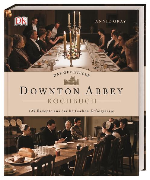 Das ultimative Kochbuch für alle Downton-Abbey-Fans! Holen Sie sich jetzt die britische Kult-Serie und damit echtes Downton-Abbey-Feeling in Ihre Küche! Denn auf dem Anwesen in Yorkshire spielt das Essen eine große Rolle: Bei Trüffel-Rührei, Scones oder Ginger Beer werden die wichtigsten Themen besprochen, Intrigen gesponnen und manch ein Skandal aufgedeckt. Ein Kochbuch mit vielen Hintergrundinfos zur Serie, Szenenfotos aus allen Staffeln sowie aus dem Kinofilm! • Das ERSTE offizielle Kochbuch zur beliebten Adels-Serie: Downton Abbey ist eine mehrfach prämierte britische Serie, die zahlreiche Fans in sechs TV-Staffeln begeisterte und nun auch mit einem eigenen Film auf die große Kino-Leinwand kommt. Dieses Kochbuch nimmt Sie pünktlich zum Kinostart mit in die Welt von Lord Grantham, Mary Crawley, John Bates und Co.! • Essen wie zu Gast auf Downton Abbey: Egal ob herrschaftlich gedeckter Tisch oder bodenständige Speisen im Esszimmer der Bediensteten: Hier finden Sie 125 Rezepte aus der Ära der berühmten Adelsfamilie - aus den Jahren 1875 bis 1930. Es erwarten Sie die Gerichte der feinen Herrschaften wie Madeleines und Scones zum Nachmittagstee, Christmas Pudding an Feiertagen, Hors d’oeuvres wie gratinierte Austern, Hauptgerichte wie Ente mit Apfel-Calvados-Sauce oder Himbeer-Meringue als Zwischengang. Lassen Sie sich außerdem Gerichte aus dem Essbereich der Dienstboten im unteren Stockwerk schmecken - Lammeintopf, Porter Cake oder Überbackener Blumenkohl. • Exklusives Hintergrundwissen: Mit Fotos vom Set und Fakten zu den Hintergründen - das Kochbuch ist perfekt für jeden, der nebenbei auch noch mehr über seine Lieblingsserie und -Charaktere erfahren will. Very British: Autorin Annie Gray ist als Food- und Kulturhistorikerin Expertin für die Kulinarik Großbritanniens. Sie verrät Ihnen Interessantes über das Dinieren zu Beginn des 19. Jahrhunderts. Speisen Sie mit diesem Kochbuch wie der Lord von Grantham. Hier finden Sie tolle Rezepte für ein waschechtes Downton-Abbey-Dinner, für feierliche Angelegenheiten und Ideen für einfache, aber gleichzeitig köstliche britische Speisen!