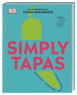 Tapas selber machen - kein Problem! Mit einem Gläschen Rotwein in einer Bodega sitzen und dabei Datteln im Speckmantel, Tortilla und Oliven genießen - so wunderbar köstlich schmeckt ein Urlaub in Spanien. Mit diesem Tapas-Kochbuch holen Sie sich das Mittelmeer-Feeling schnell und einfach ins eigene Zuhause: 70 authentische Tapas-Rezepte mit jeweils nur zehn Zutaten stehen nach maximal 20 Minuten Zubereitungszeit fix und fertig auf dem Tisch. Olé! Das schnellste Tapas-Kochbuch aller Zeiten! • Authentische Tapas - schnell und einfach nachgemacht: In diesem spanischen Kochbuch finden Sie Basics wie Mojo rojo, vielfältige Pinxtos und Fingerfood, Suppen wie Gazpacho, Fleischgerichte wie Albondigas (Fleischbällchen), Fischrezepte wie Muscheln in Weißwein oder Gemüsegerichte wie Patatas bravas oder Pimientos de Padrón. • Clevere Tipps zu Esskultur und Warenkunde: Entdecken Sie viele interessante Details zu den Regionen Spaniens und erfahren Sie vom Profikoch José Francisco Rodriguez, wie Tapas in Spanien ganz authentisch gegessen werden und welche typischen Zutaten Sie unbedingt brauchen. Keine Sorge: Alles bekommen Sie hierzulande auch in jedem ganz normalen Supermarkt! • Mit vielen Extra-Rezepten für Drinks und Desserts: Ob Aperitivo, Sangria-Varianten oder Cocktails: Mit den passenden Getränken wird Ihre Tapas-Party garantiert ein Hit! Und spanische Nachspeisen wie Crema catalana, Flan oder Schokoladentrüffel versüßen jede Tapas-Tafel. • Unwiderstehlich leckere Kombi-Vorschläge: Die Autoren - Inhaber einer Tapas-Bar in München - haben höchstpersönlich ihre liebsten Tapas-Menüs für Sie zusammengestellt. Ihre cleveren Kombinationen machen den spanischen Abend zu einem kulinarischen Erlebnis - hier ist für jeden Geschmack etwas dabei. Fernweh? Dann kochen Sie sich mit diesem Tapas-Kochbuch in den Süden. Holen Sie sich mediterrane Aromen und das entspannte Flair der Tapas-Bars zu sich nach Hause.