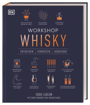 Das ultimative Whisky-Buch für Anfänger & Fortgeschrittene Stillen Sie Ihren Durst nach Wissen & gutem Whisky - dieses Buch verwandelt Sie in einen echten Whisky-Kenner! Von der Geschichte über die Whisky-Herstellung, Kauf & Lagerung bis zum Whisky-Tasting. Erweitern Sie Ihr Whisky-Wissen und lassen Sie sich mit eindrucksvollen Bildern auf eine lukullische Reise durch die bekanntesten Destillerien der Welt entführen. In 20 Verkostungen entdecken Sie einfach erklärt verschiedene Whisky-Sorten. Whisky-Tasting in einem praktischen Handbuch - Umfangreiches Whisky-Wissen: Von der Geschichte des Whiskys über die Whisky-Herstellung, praktische Tipps zu Einkauf, Lagerung & Foodpairing bis zu detaillierten Whisky-Tastings - füllen Sie Ihr Glas mit großen Schlucken voller Whisky-Know-how. - 20 Verkostungen führen Sie Schritt für Schritt an die verschiedenen Geschmäcker heran. Lernen Sie, Whisky mit allen Sinnen richtig zu schmecken - mit den Augen, mit der Nase, mit der Zunge. Jedes Tasting ist systematisch gleich aufgebaut und geht genau auf die Zusammensetzung des Whiskys, auf Aussehen, Geruch und die verschiedenen Geschmacksnoten ein. - Internationale Whiskysorten: Sie entdecken die Unterschiede zwischen Scotch, Single Malt, Blended & Co. - von Irland und Schottland über Europa bis nach Nordamerika, von Japan über Indien und Taiwan bis nach Australien. Sie erfahren, was die Herkunft des Whiskys ausmacht und wie unterschiedliche Länder mit dem Whisky umgehen. - Moderne Gestaltung: Die geschmackvollen Bilder, informativen Illustrationen und die edle Ausstattung mit Kupferfolie sind ein absoluter Augenschmaus. Damit ist das Buch auch das perfekte Geschenk für alle, die mehr über Whisky erfahren möchten. Das perfekte Handbuch & Geschenk für alle Whisky-Liebhaber und solche, die es noch werden wollen!