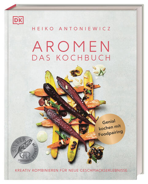 Mehr Aroma geht nicht! Ob Banane und Petersilie oder Karotten und Oliven - dieses originelle Aromen-Kochbuch verwandelt vermeintlich kulinarisches Chaos in ein geschmackliches Feuerwerk! In 90 außergewöhnlichen Rezepten spielt der Geschmacksexperte und Impulsgeber Heiko Antoniewicz mit den Aromen und zaubert gewagte köstliche Kreationen wie Gurkensalat mit Rhabarber oder Erbsenragout mit Holunderschaum und geröstetem Speck. In Aromentasting lernen Sie die wichtigsten Geschmacksbilder und die Kunst der Aromenkombinationen kennen. Das ultimative Aromen-Buch für experimentierfreudige Hobbyköche Schluss mit langweiligen Konventionen in der Küche! Dieses Foodpairing-Buch kombiniert genau die Produkte, die auf den ersten Blick nicht unbedingt zusammenpassen - geschmacklich jedoch zu einer wahren Offenbarung führen. Lassen Sie sich von verblüffenden Aromenkombinationen überzeugen wie z.B. geschmorter Karotte mit Oliven und Passionsfrucht oder Hähnchen mit weißer Schokolade und Kardamom. Heiko Antoniewicz gilt in der Spitzenküche als Impulsgeber und Innovator. Normalerweise schult er Profiköche für die Gastronomie in Sachen Geschmack. In diesem Buch erklärt er locker und anschaulich für Hobbyköche, wie man neue Geschmackserlebnisse selber schafft. - Über 90 einzigartige Rezepte für außergewöhnliche Geschmackserlebnisse mit Gemüse, Fisch, Fleisch und Frucht - Einzelne Aromentastings führen Sie in die Welt der Aromen ein - Kreative Geheimtipps von Profikoch Heiko Antoniewicz Bereit für das kreative Spiel mit den Aromen? Entdecken Sie mit diesen einzigartigen Rezepten unvergessliche Geschmackserlebnisse!