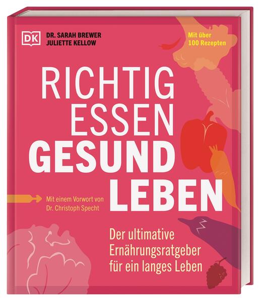 Ernährungsratgeber für einen gesunden Lebensstil Gesunde Ernährung ist der Schlüssel zu einem langen Leben! Die Ernährungswissenschaftlerinnen Juliette Kellow & Dr. Sarah Brewer erklären in diesem Buch alle wichtigen Zusammenhänge zwischen Ernährung und Altern. Dabei werden 10 Prinzipien für ein längeres Leben und 20 Super-Lebensmittel vorgestellt. Über 110 leckere und gesunde Rezepte sowie ein 4-Wochen-Ernährungsplan begleiten Sie auf Ihrem Weg zu einem langen, gesunden und aktiven Leben. • Über 110 gesunde Rezepte: Gesund kochen kann so einfach und köstlich sein z.B. mit Fischküchlein mit Sumach und grünem Gemüse oder Gerstenrisotto mit Ofenkürbis. • 10 einfache Prinzipien für ein längeres Leben: Essen Sie bunter, natürlicher und pflanzlicher - diese und weitere hilfreiche Grundsätze unterstützen Sie bei Ihrer Ernährungsumstellung. • 20 gesunde Lebensmittel im Porträt: Ob Beeren, Hülsenfrüchte, Nüsse oder Tomaten - ausführliche und illustrierte Lebensmittelporträts zeigen, welche Superfoods wo und wie ihre Wirkung zeigen. • 4-Wochen-Plan für die Ernährungsumstellung: Starten Sie mit diesem Plan direkt in Ihr neues fittes Leben. • Wissenschaftlich fundierte Hintergrundinfos: Was bedeutet Altern? Wie verändert sich unser Körper im Laufe des Lebens? Die Autorinnen erklären detailliert, wann bei den verschiedenen Körperteilen und Organen der Alterungsprozess einsetzt und wie Sie diesen gezielt verlangsamen können. Essen Sie sich jung - dieser Ernährungsratgeber lüftet das Geheimnis eines langen und aktiven und genussvollen Lebens!