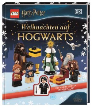 Zauberhafte Weihnachten mit LEGO® Harry Potter™ Minifiguren Dich erwartet ein magisches Weihnachten mit den LEGO® Harry Potter™ Figuren! Dieses LEGO® Buch erweckt das winterliche Hogwarts zum Leben. Wie wäre es mit einer Partie Zaubererschach vor dem knisternden Kaminfeuer im Gryffindor- Gemeinschaftsraum? Oder doch lieber auf dem Weihnachtsball mit Hermine tanzen? Die beliebten LEGO® Harry Potter™ Minifiguren sorgen auf jeden Fall für weihnachtliche Stimmung bei dir zu Hause – mit einer Harry Potter LEGO® Minifigur im Buch! LEGO® Weihnachten mit Harry, Ron und Hermine Von Zauberschülern, die sich eine wilde Schneeballschlacht liefern, über Harry und Chos ersten Kuss unterm Mistelzweig bis zum bunten festlichen Treiben in der Winkelgasse – die stimmungsvollen Weihnachtsszenen lassen die Herzen von Harry Potter- Fans höher schlagen. Mit dabei sind die beliebtesten und neuesten LEGO® Harry Potter™ Figuren, die sich bereits in der prächtig geschmückten Großen Halle zur magischen Bescherung versammelt haben. • Die beliebtesten LEGO® Harry Potter™ Minifiguren: Harry, Ron, Hermine & Co. stimmen auf die Feiertage ein. Dazu gibt es Harry Potter im Weihnachtsballkostüm als LEGO® Minifigur im Buch. • Weihnachtliche Szenen mit den LEGO® Harry Potter™ Sets: Der Hogwarts Express rauscht durch die Schneelandschaft während die Große Halle bereits stimmungsvoll geschmückt wird. Hier tauchen Fans in die bunte Weihnachtswelt von Harry Potter ein. • Weihnachten mit LEGO®: Mit fantasievollen Ideen aus LEGO® Steinen holen sich die Leser*innen den weihnachtlichen Hogwartszauber ganz einfach nach Hause. Die weihnachtliche Welt von Hogwarts in einem LEGO® Buch! Feiere gemeinsam mit Harry, Ron und Hermine ein magisches Weihnachten.