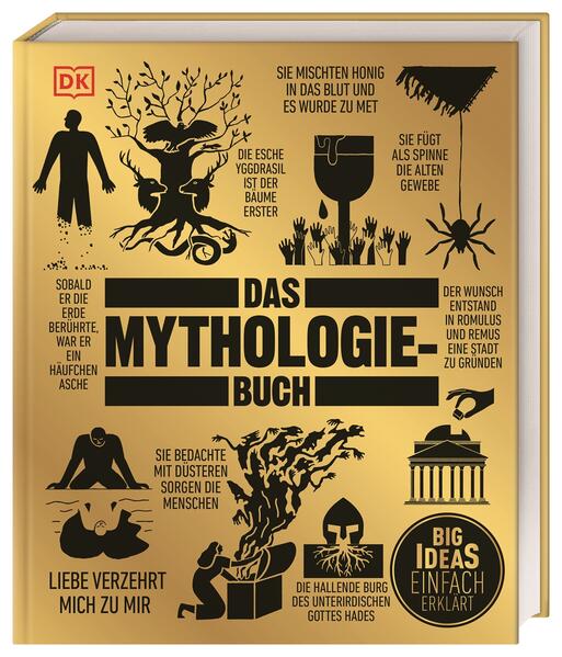 Die faszinierende Welt der Mythen einfach erklärt Von frühen Schöpfungsmythen bis zu klassischen Heldensagen. Dieses innovative Nachschlagewerk führt mit originellen Illustrationen & ansprechenden Grafiken in die Welt der mystischen Geschichten ein - von der Geburt Zeus, den Abenteuern von Thor und Loki bis hin zum Trickster- Gott Maui. Der neue Titel in der DK Bestseller- Reihe Big Ideas! Das Mythologie- Buch zum Nachschlagen - Zusammenhänge, Theorien & historische Hintergründe sachlich und verständlich aufbereitet: • Über 80 klassische Mythen aus aller Welt in klarem, sachlichem Stil: Dieses Buch erzählt von den zentralen mythischen Charakteren und Helden der Geschichte und erläutert deren tiefere Bedeutung in den verschiedenen Kulturen. • Wissen über Mythen mit anschaulichen Infografiken und Fotos: Das frische Layout mit verschiedenen Illustrationen, Infografiken und Fotografien ermöglicht ein leichtes Verständnis für die in Kunst und Literatur thematisierten Mythen. • Mit vielen berühmten, aber auch weniger bekannten Erzählungen: zum Beispiel die Irrfahrten des Odysseus, die Spinnenfrau aus Amerika oder die Legende von der Gründung Koreas. • Die Autor*innen erläutern die mythologischen Erzählungen in sieben nach der Herkunft eingeteilten Kapiteln. Mythen entdecken und verstehen! Der mitreißende Komplett- Überblick in eine mystische Welt - Unglaubliche Geschichten zum Informieren, Nachschlagen und Weitererzählen!