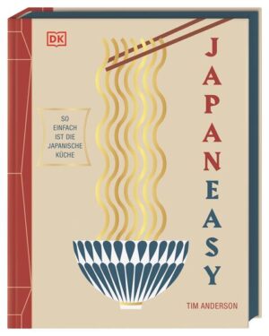 Einfache japanische Rezepte für jeden Tag Japanisch kochen ganz easy! Dieses Kochbuch beweist, wie unkompliziert, ausgewogen und lecker die japanische Küche ist. Versuchen Sie sich an über 70 einfachen und schnellen Rezepten wie Pilzpfanne mit Soja-Knoblauch-Butter, Hähnchen-Frühlingszwiebel-Yakitori oder heißen Udon-Nudeln. Für die Rezepte benötigen Sie nur sieben japanische Spezialzutaten, die in jedem Supermarkt erhältlich sind. So eignen sich die japanischen Gerichte auch ideal für die Alltagsküche. Authentische japanische Gerichte mit wenigen Zutaten Holen Sie sich die herrlichen Aromen Japans ganz einfach in Ihre heimische Küche! Mit simplen authentischen Rezepten sorgt dieses stimmungsvolle asiatische Kochbuch für reichlich Abwechslung in der heimischen Küche. - 76 abwechslungsreiche japanische Rezepte: Von kleinen Gerichten wie Gyozas und Süßkartoffelkroketten mit Sesam bis zu großen Gerichten wie Tempura oder Gemüsepfanne mit Schweinefleisch und Ingwersauce. - Mit nur 7 japanischen Spezialzutaten können Sie (fast) alles aus diesem japanischen Kochbuch nachkochen. Die Produkte sind in jedem Supermarkt erhältlich. - Mix aus traditionellen und modernen Gerichten: Neben traditionellen Gerichten wie Sushi oder Ramen sorgen auch adaptierte westliche Varianten für kulinarische Highlights wie z.B. japanische Carbonara, Reisgratin oder -curry. - Edle Ausstattung mit Farbschnitt und Goldprägung: Ein Must-Have im Kochbuchregal aller Liebhaber*innen der japanischen Küche. Exotisch und einfach! Dieses Kochbuch präsentiert Ihnen die Highlights der japanischen Küche mit simplen Zutaten und unkomplizierter Zubereitung.