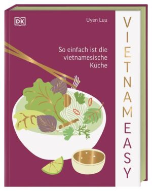 Köstliche vietnamesische Rezepte für jeden Tag Exotische Zutaten und verführerische Würzaromen - die vietnamesische Küche gehört zu den vielfältigsten Asiens. Dieses asiatische Kochbuch lockt mit 80 authentischen vietnamesischen Gerichten, die mit wenigen und simplen Zutaten auskommen. Von Eierspeisen, Snacks, Salaten und Suppen, Hauptgerichte mit und ohne Fleisch, Fisch oder Meeresfrüchten bis zu süßen Dingen - zaubern Sie sich vietnamesischen Genuss auf den Teller! Vietnamesisch kochen supereasy Ein fruchtig-scharfes Ingwer-Hähnchen, ein fluffiges Banh Bao oder eine heiß dampfende Pho - läuft Ihnen schon das Wasser im Mund zusammen? Dann gibt es eine gute Nachricht: All diese leckeren vietnamesischen Gerichte lassen sich ganz einfach zubereiten! Die benötigten Zutaten bekommen Sie ganz unkompliziert im Supermarkt um die Ecke. - 80 schmackhafte vietnamesische Rezepte: karamellisierter Schweinebauch, Hainan-Hühnchen, Sommerrollen, eine warme Wantan-Nudelsuppe, Pho, süßer Kokos-Reispudding oder Matcha-Crêpes - lassen Sie sich verführen von einer ganzen Speisekarte voller asiatischer Leckereien. - Einfache Gerichte mit simplen Zutaten: Die vietnamesische Küche ist vielseitig, muss aber nicht kompliziert sein - alle Zutaten im Buch sind in örtlichen Supermärkten erhältlich oder können entsprechend ersetzt werden. - Wissenswertes zu typischen Zutaten: Ob Reis- und Nudelsorten, Gewürze und Aromen, frische Kräuter und selbstgemachte Würzsaucen - Sie erhalten wertvolle Tipps und Infos zu häufig verwendeten Zutaten und erfahren, worauf bei deren Vor- und Zubereitung zu achten ist. Ein abwechslungsreiches vietnamesisches Kochbuch für den Alltag! Kreieren Sie wunderbare und vielseitige Aromen der vietnamesischen Küche ganz easy mit leicht erhältlichen Zutaten.